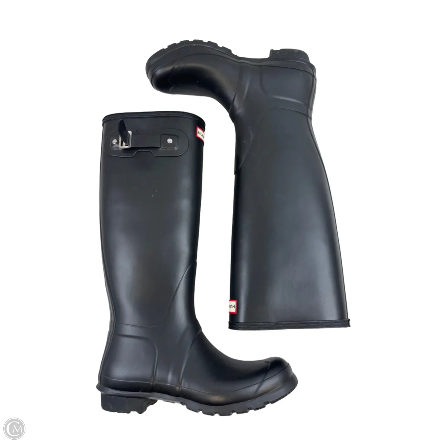 Boots Rain By Hunter In Black, Size: 9