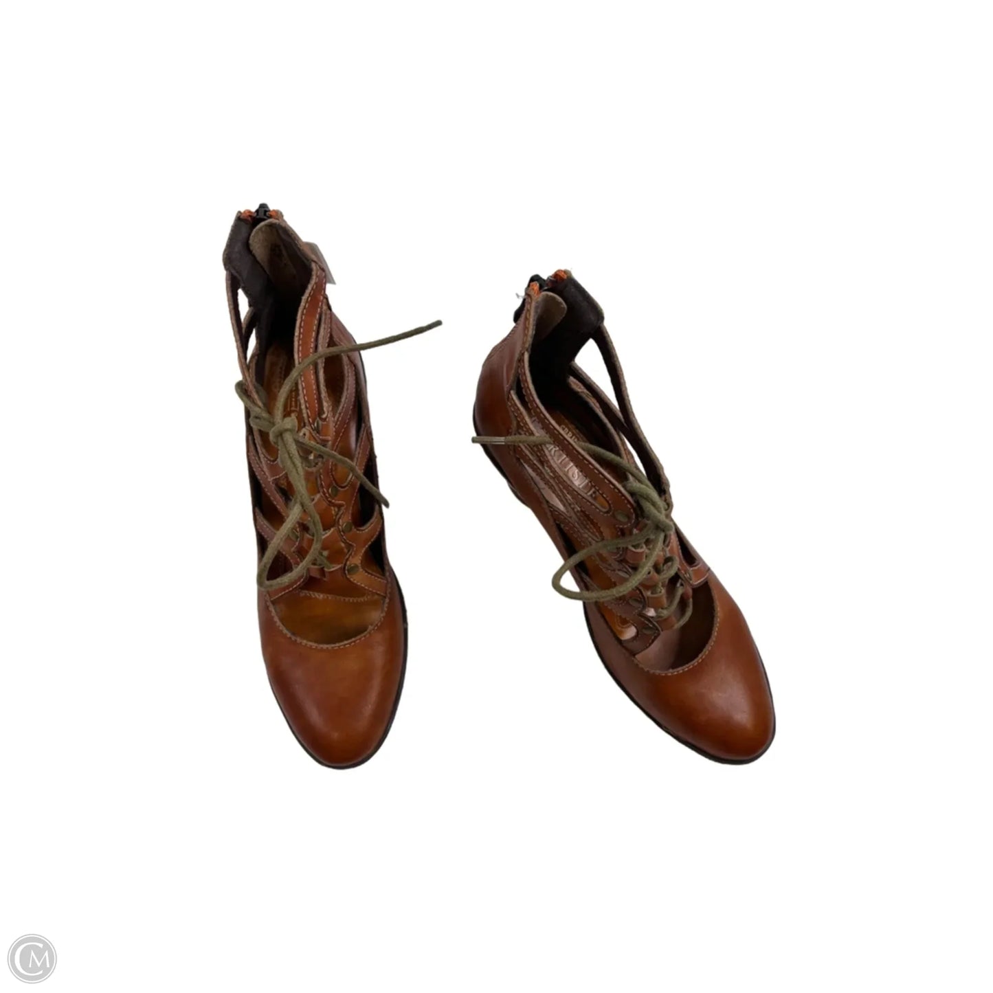 Shoes Heels Block By Clothes Mentor In Copper, Size: 7.5