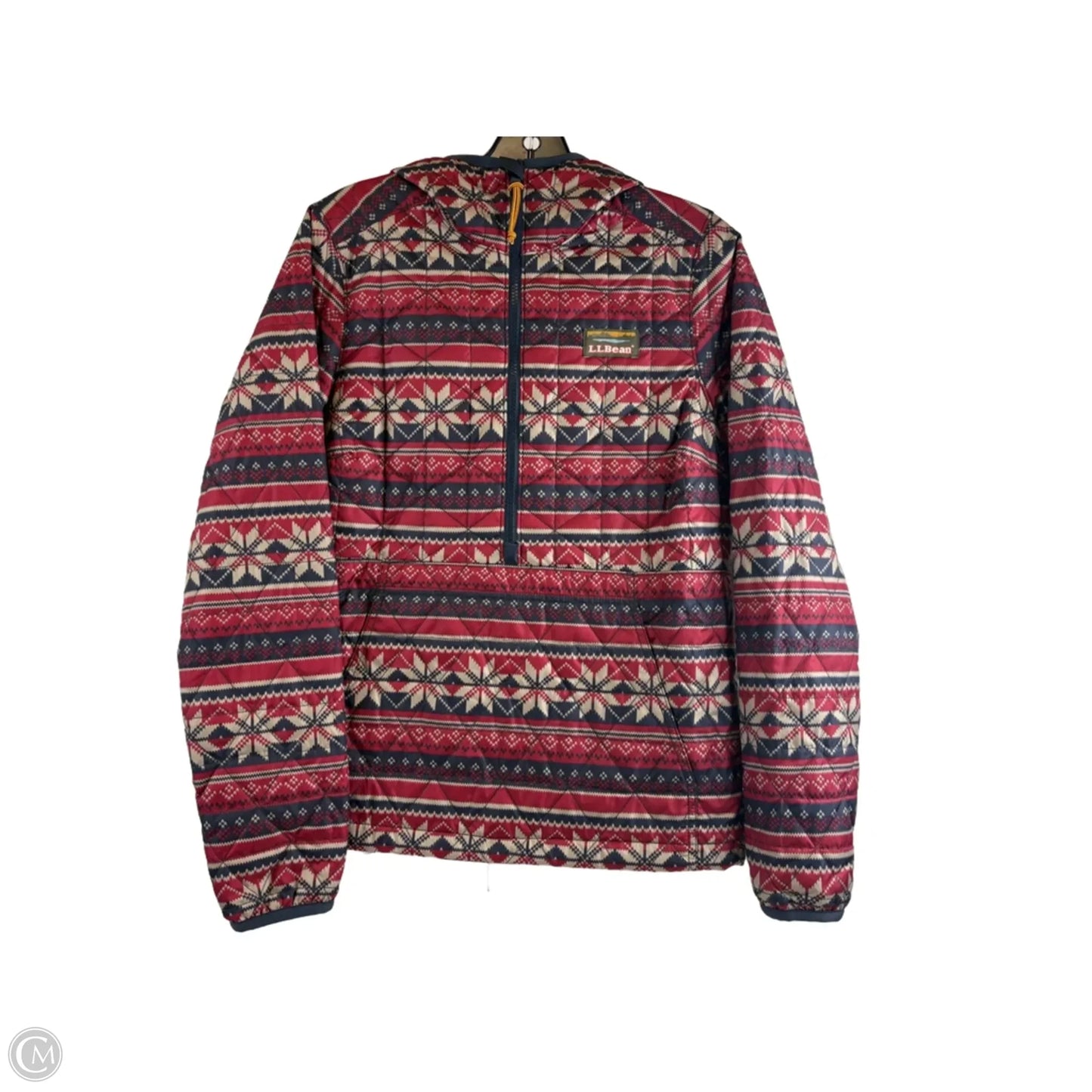 Jacket Puffer & Quilted By L.l. Bean In Grey & Red, Size: Xs