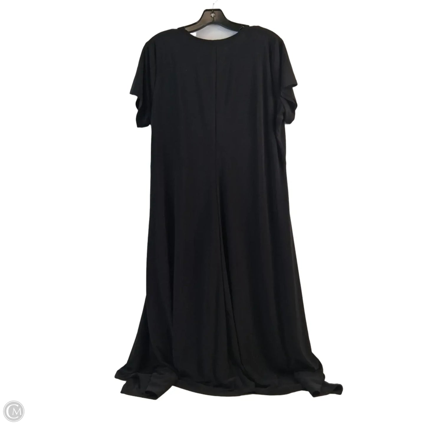 Dress Casual Midi By Nina Leonard In Black, Size: 1x