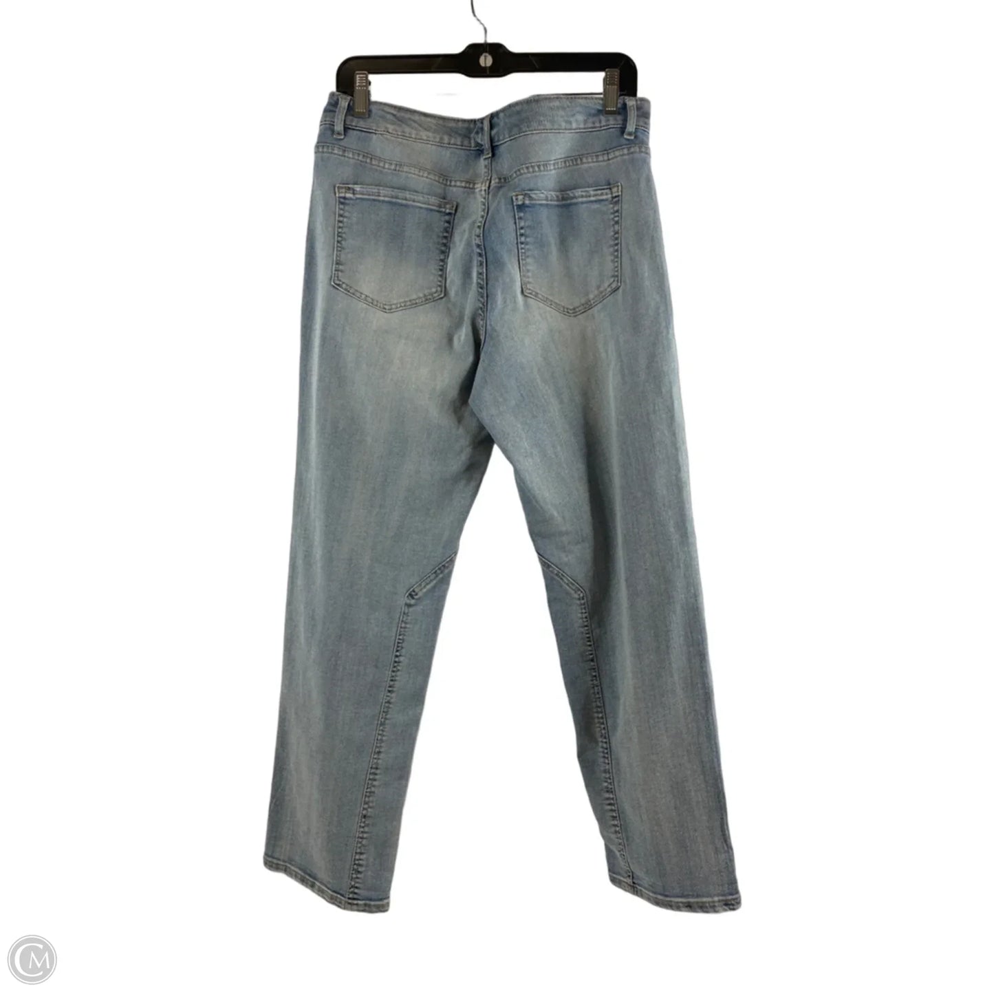 Jeans Boyfriend By Logo In Blue Denim, Size: 10