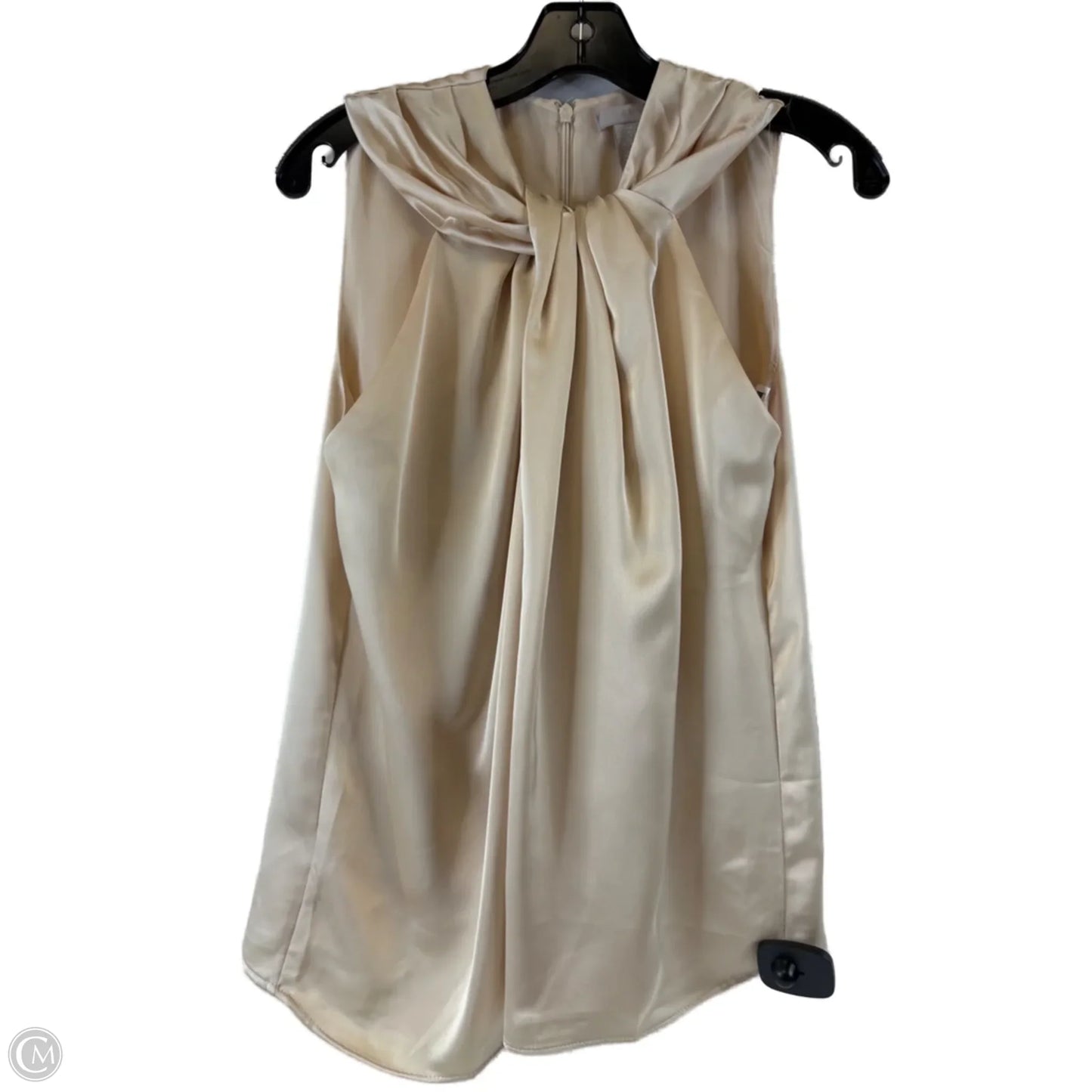 Top Sleeveless By H&m In Beige, Size: S