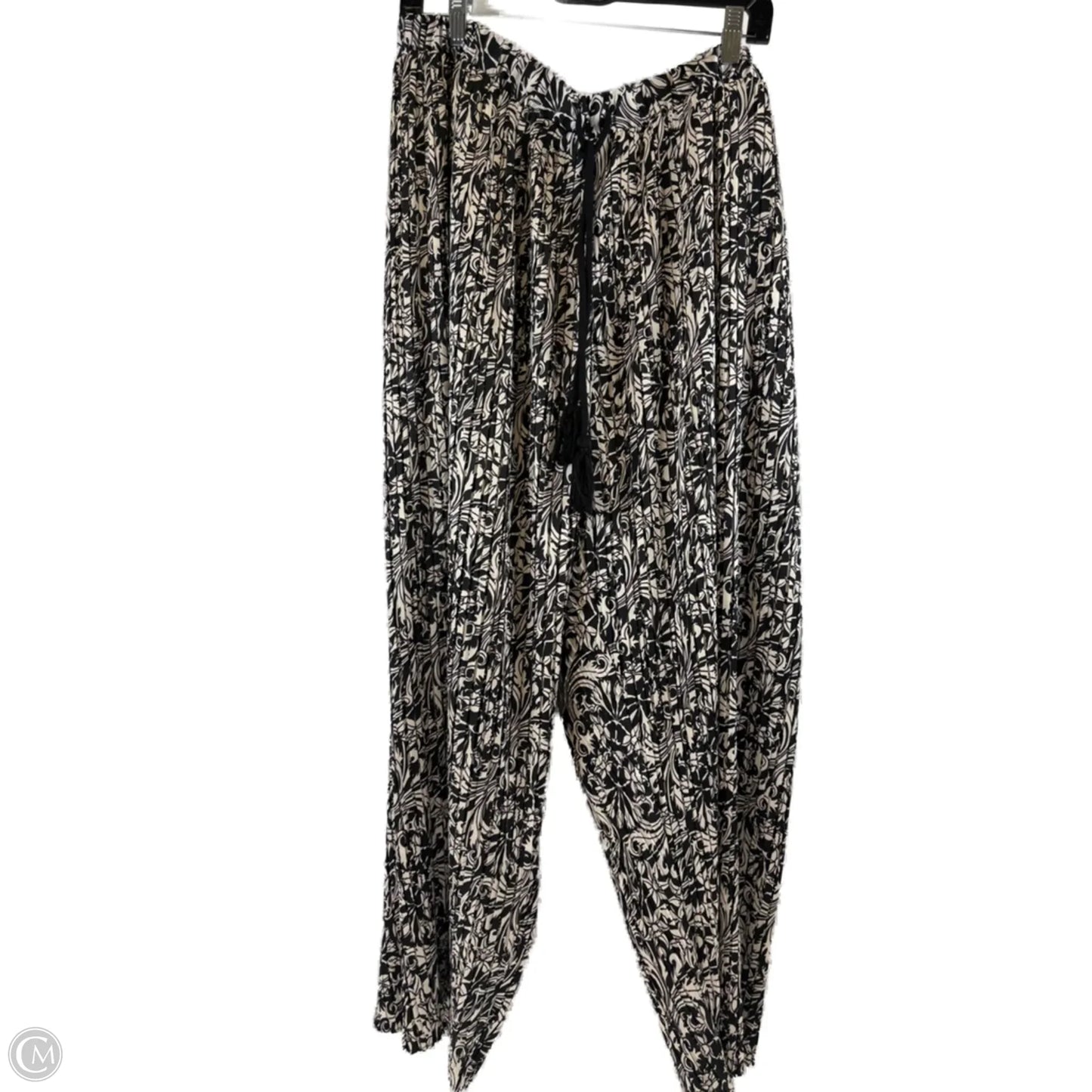 Pants Wide Leg By Sunny Leigh In Black & White, Size: 22