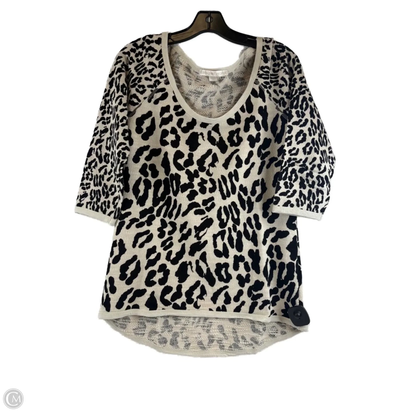 Top 3/4 Sleeve By Clothes Mentor In Animal Print, Size: S