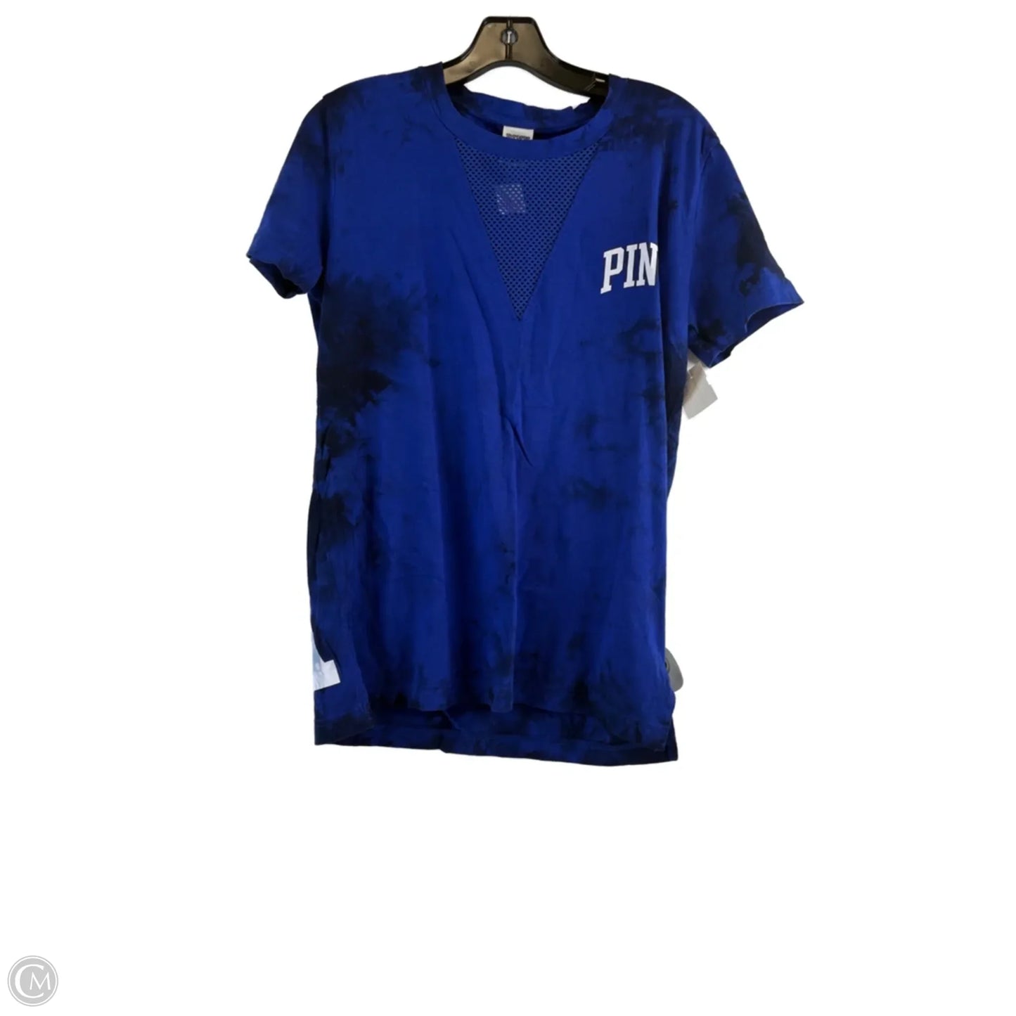 Athletic Tank Top By Pink In Tie Dye Print, Size: Xs