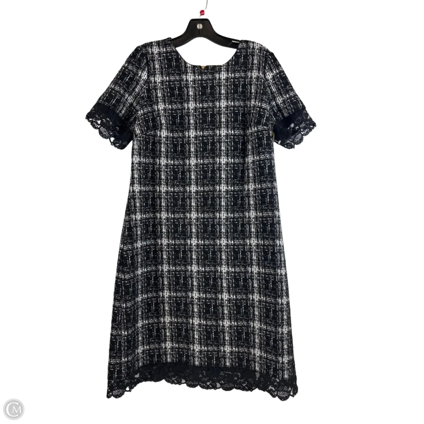 Dress Work By Calvin Klein In Black & White, Size: L