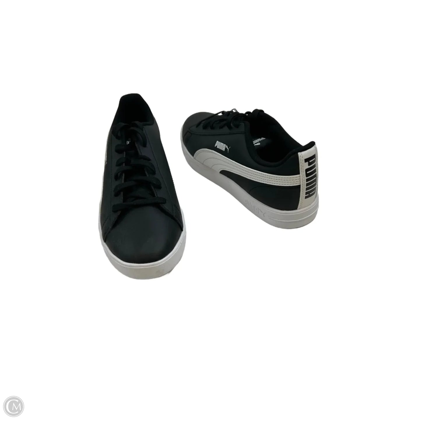 Shoes Sneakers By Puma In Black & White, Size: 10