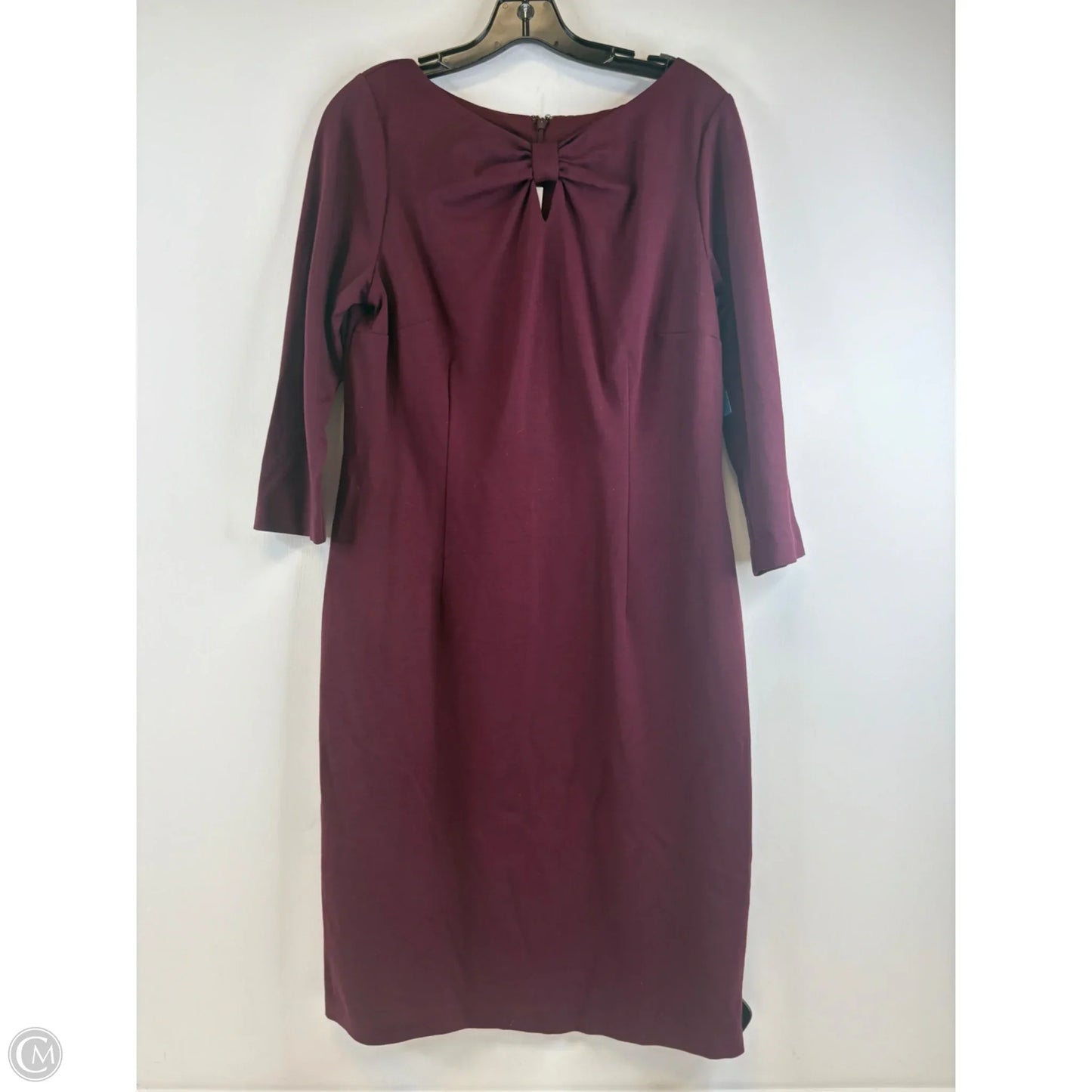Dress Casual Midi By Talbots In Purple, Size: M
