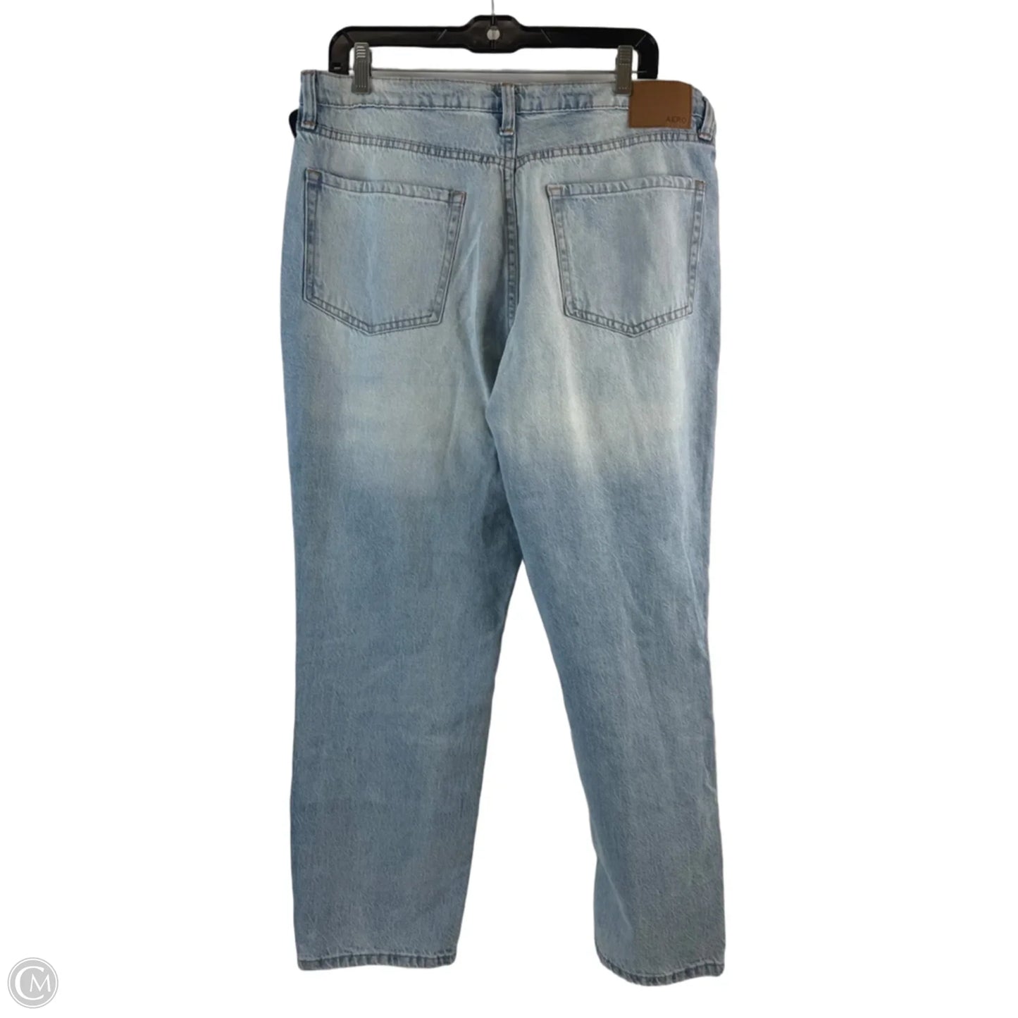 Jeans Boyfriend By Aeropostale In Blue Denim, Size: 14