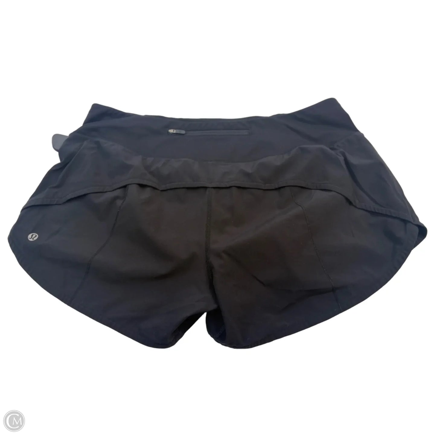 Athletic Shorts By Lululemon In Black, Size: 12