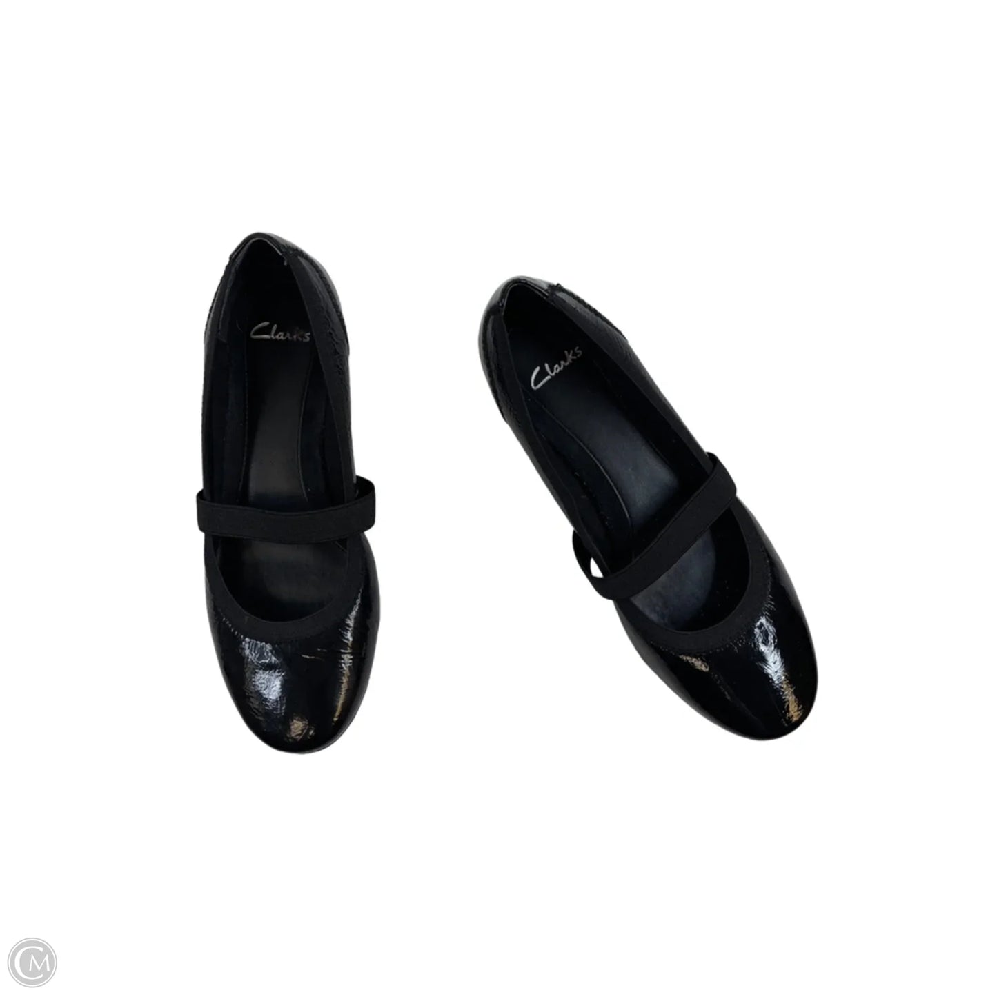 Shoes Flats By Clarks In Black, Size: 8.5