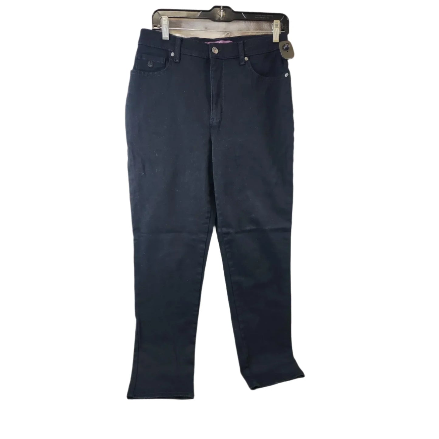 Jeans Boot Cut By Gloria Vanderbilt In Black Denim, Size: 10