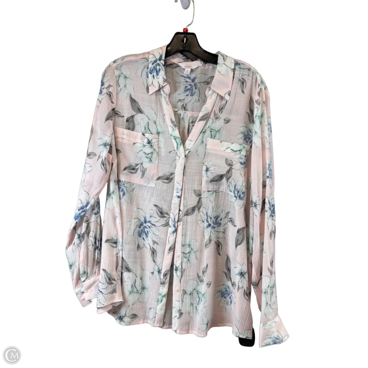 Top Long Sleeve By Candies In Pink, Size: Xl