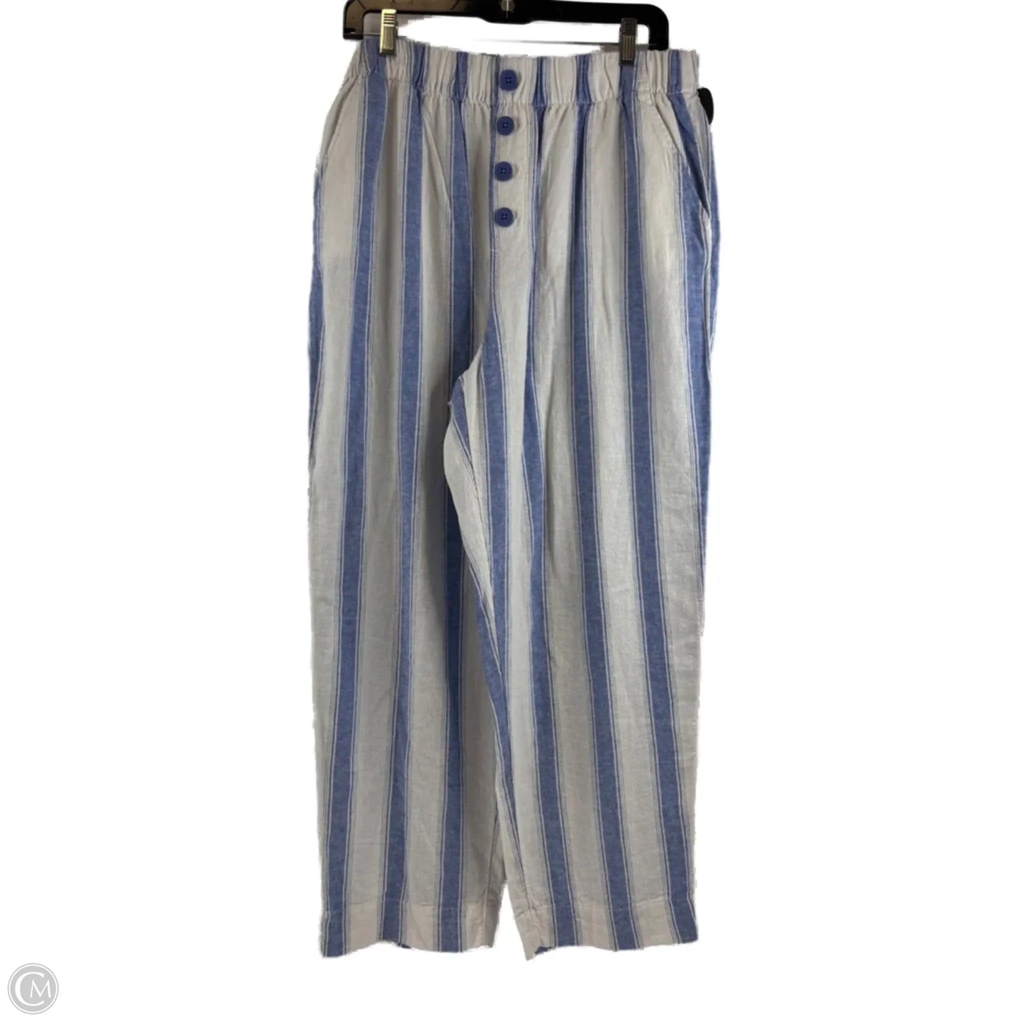 Pants Other By Loft In Blue & White, Size: 12