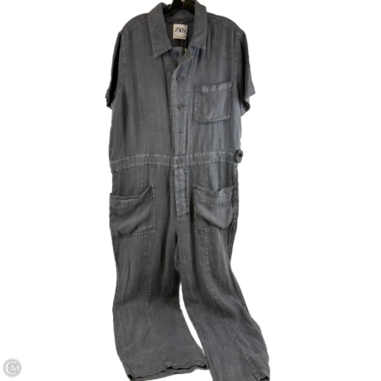 Jumpsuit By Zara In Grey, Size: M