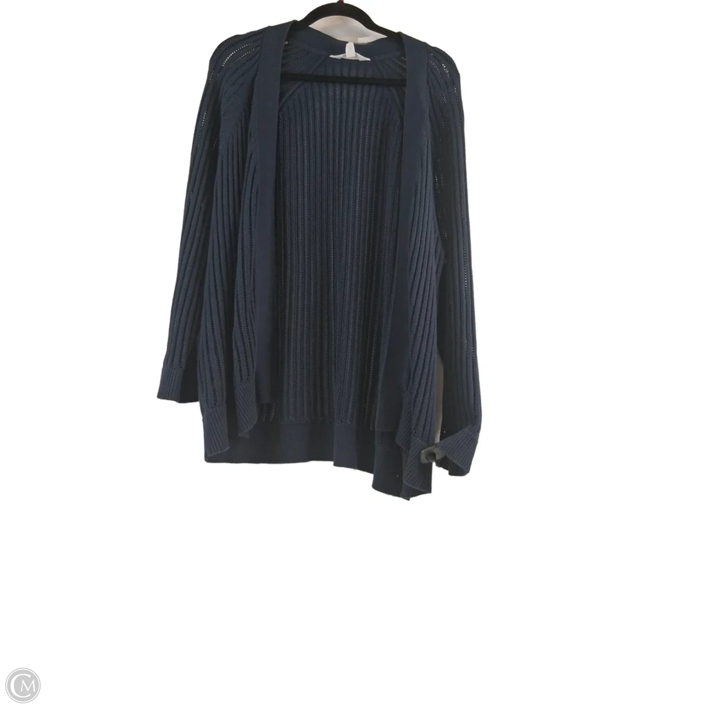 Sweater Cardigan By Market & Spruce In Navy, Size: 2x