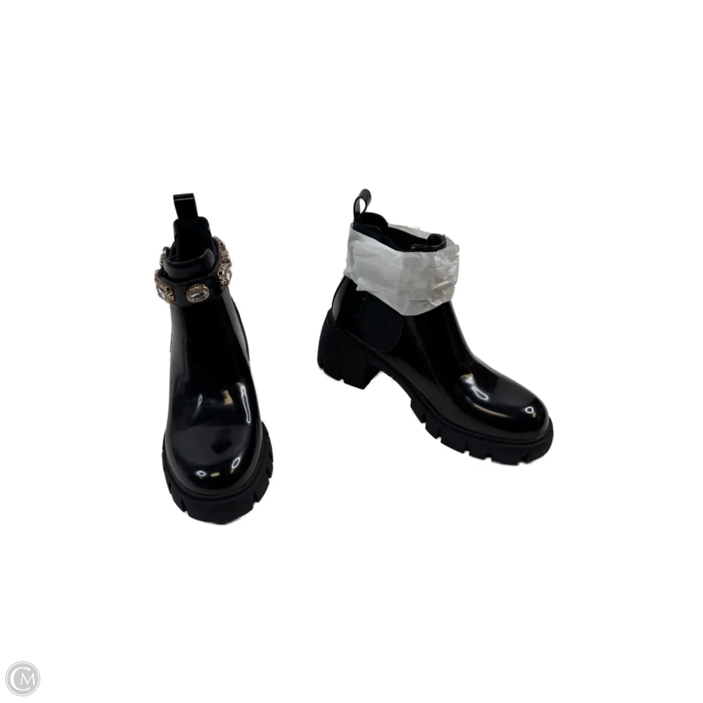 Boots Ankle Heels By Madden Girl In Black, Size: 8.5