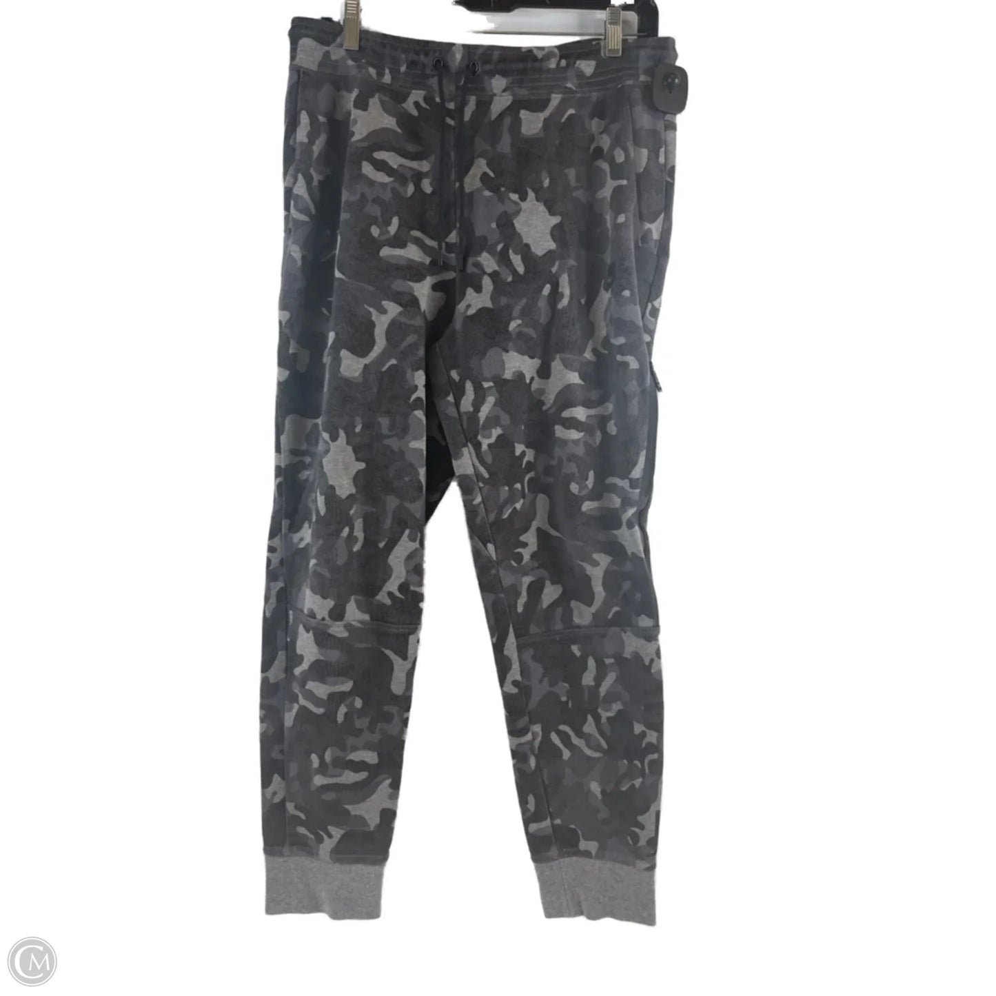 Athletic Pants By Nike Apparel In Camouflage Print, Size: L