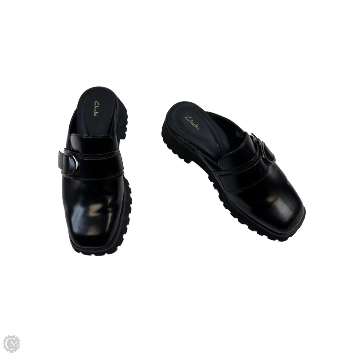 Shoes Heels Block By Clarks In Black, Size: 9