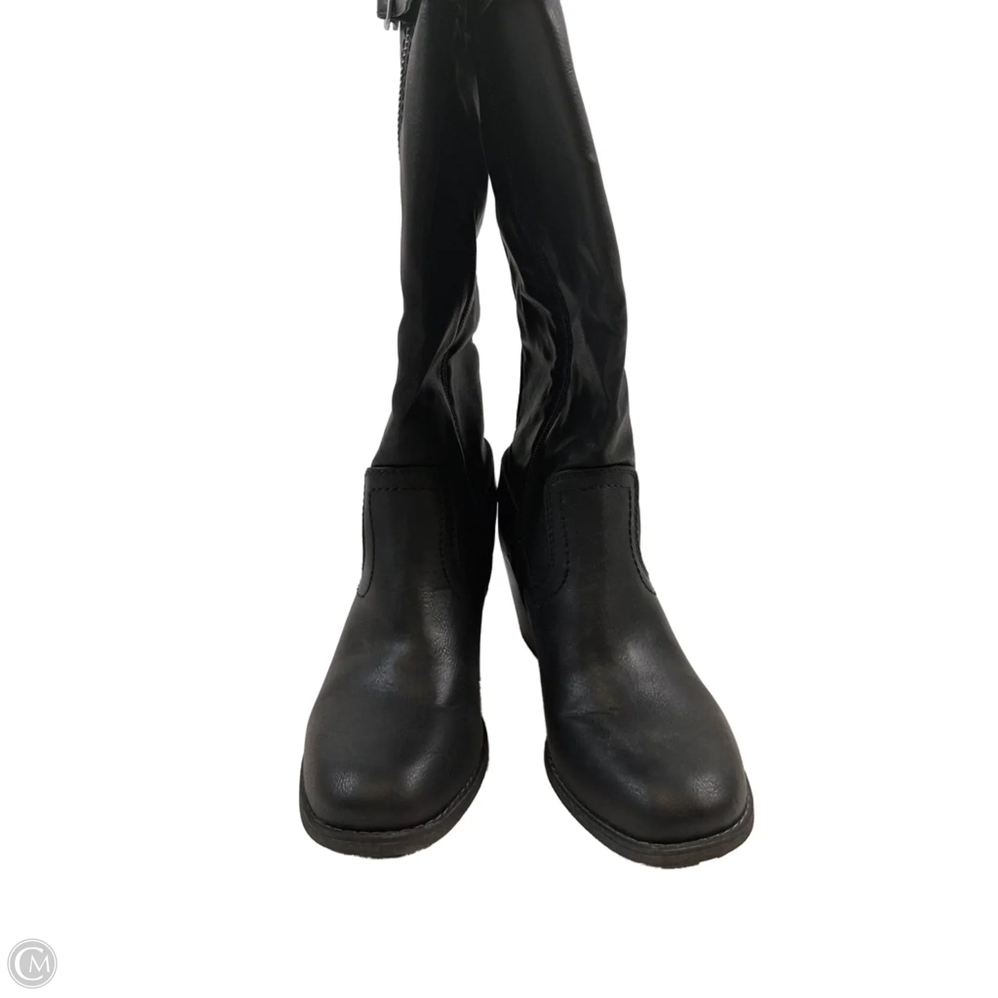 Boots Mid-calf Heels By White Mountain In Black, Size: 8.5