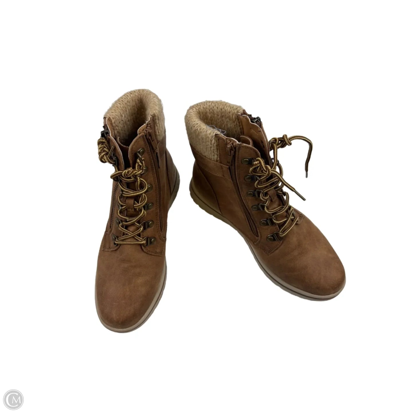 Boots Hiking By Cliffs By White Mountain In Brown, Size: 8.5