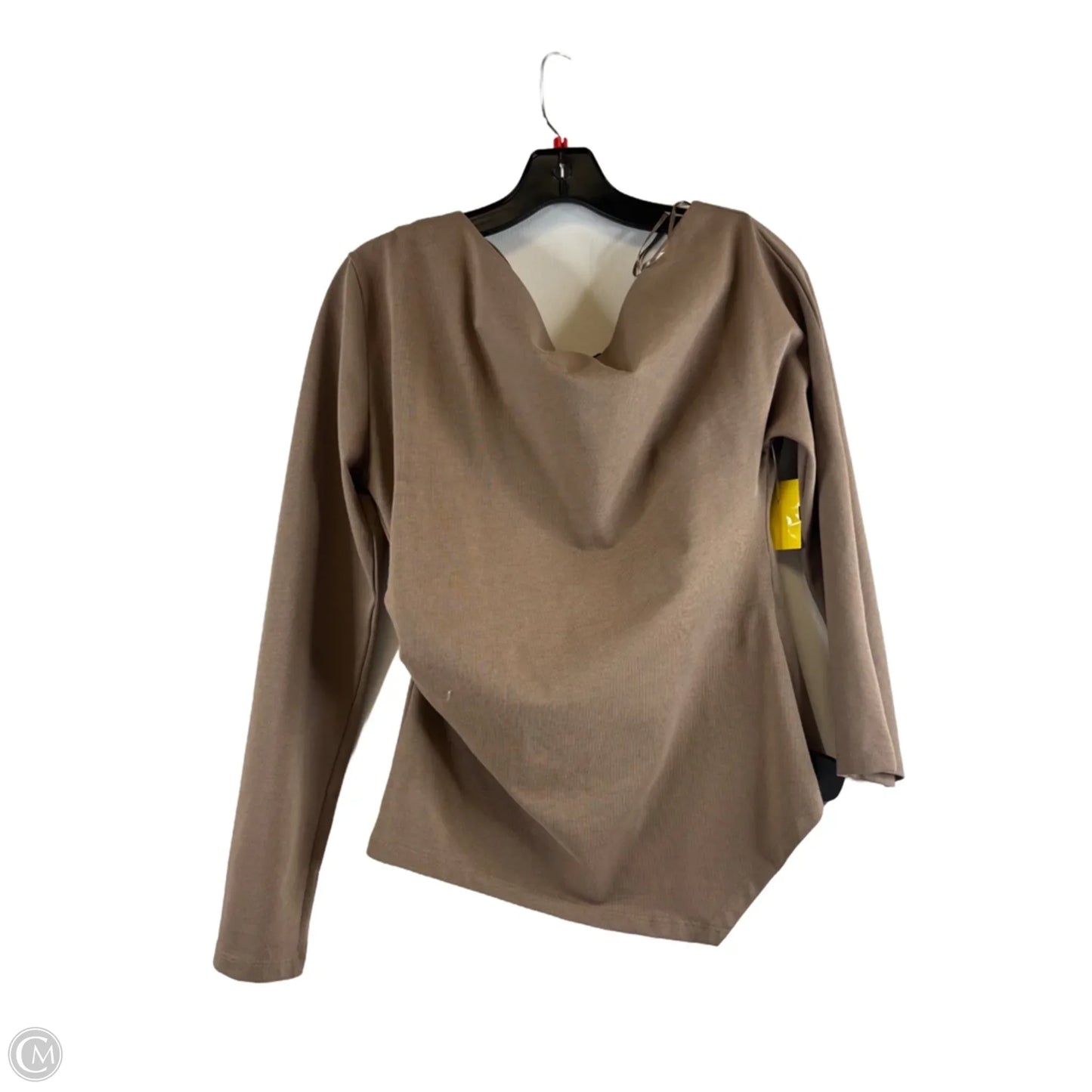 Top Long Sleeve By Zara In Beige, Size: M