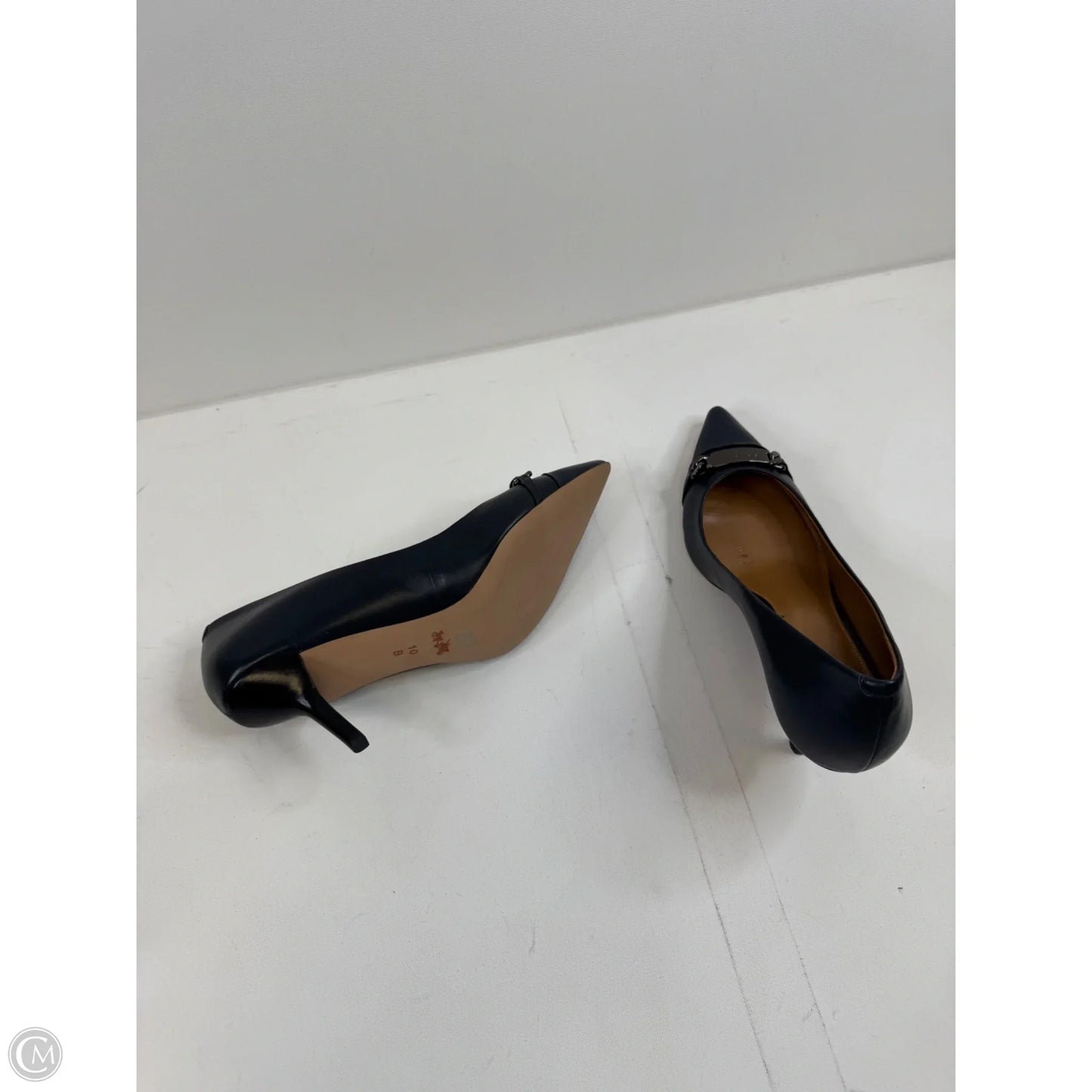 Shoes Designer By Coach In Blue, Size: 10