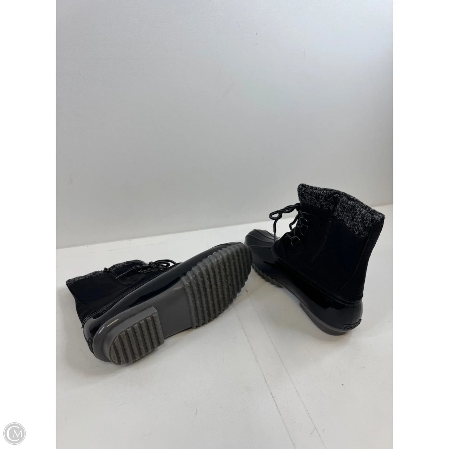 Boots Rain By Sporto In Black, Size: 11