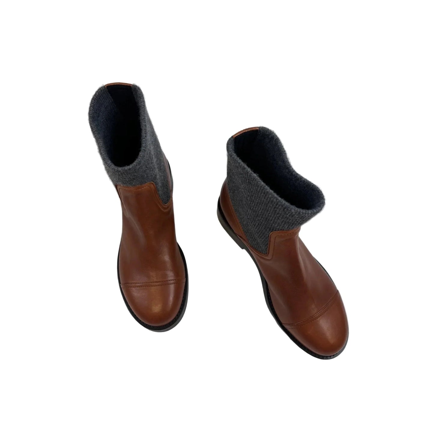 Boots Ankle Heels By J. Crew In Brown, Size: 9