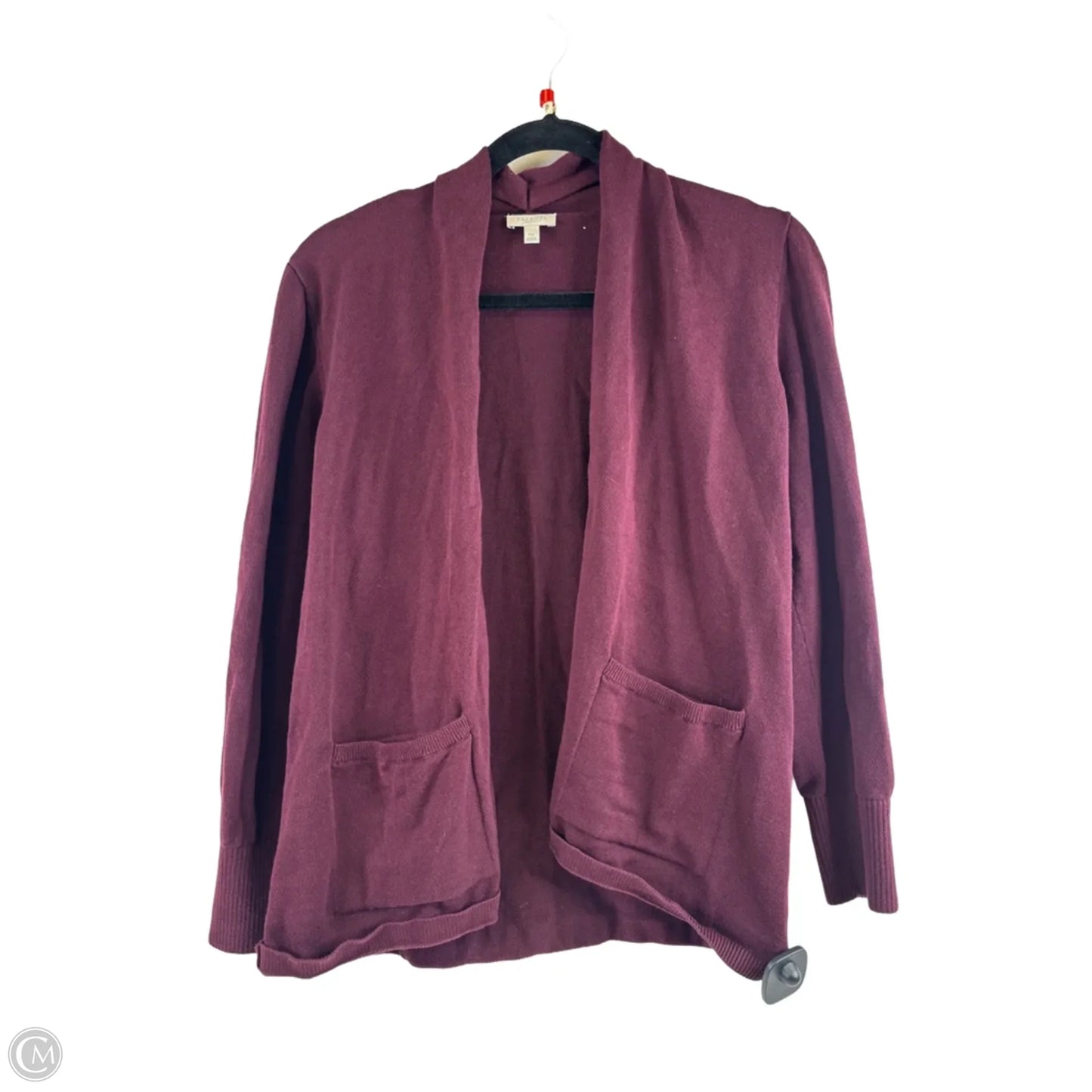 Cardigan By Talbots In Maroon, Size: Mp