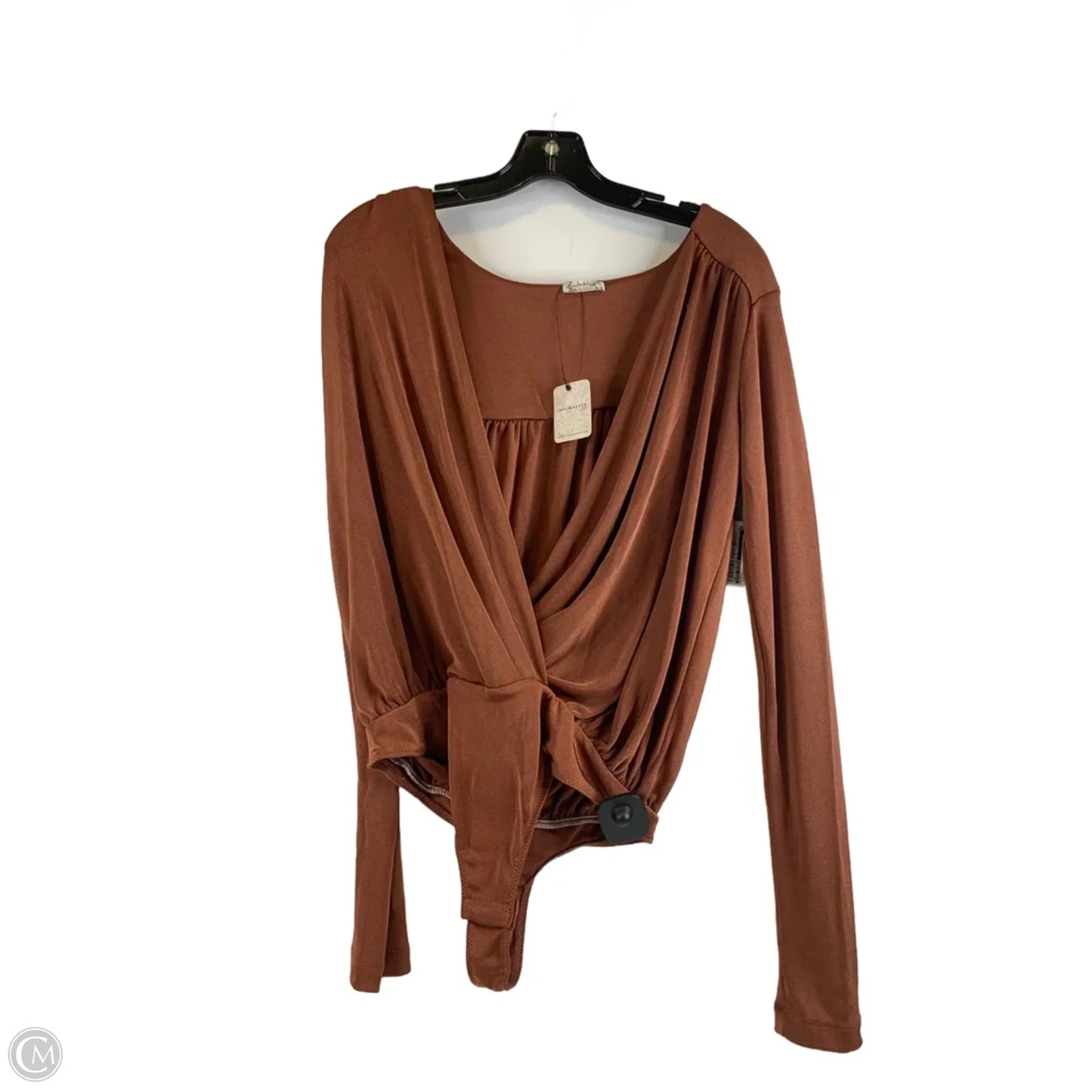 Bodysuit By Free People In Bronze, Size: M