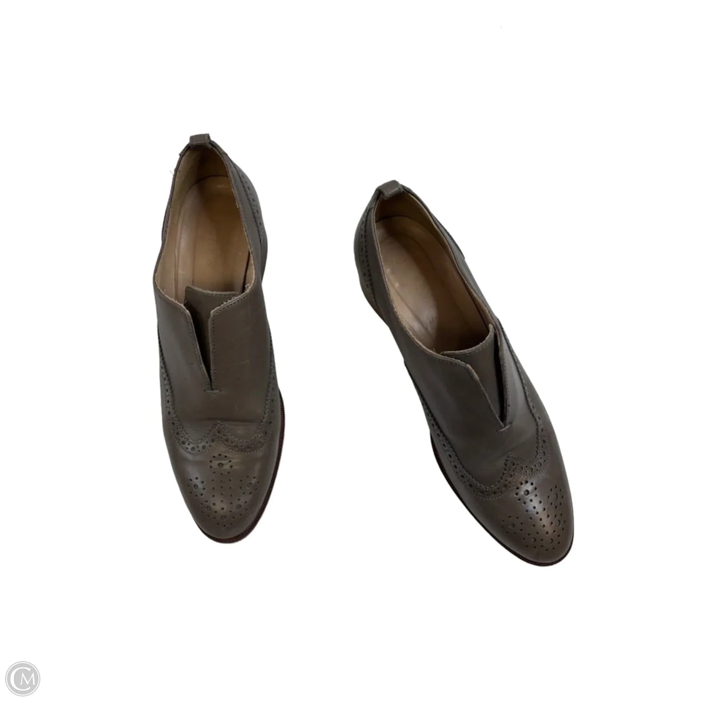 Shoes Heels Block By J. Crew In Grey, Size: 8.5