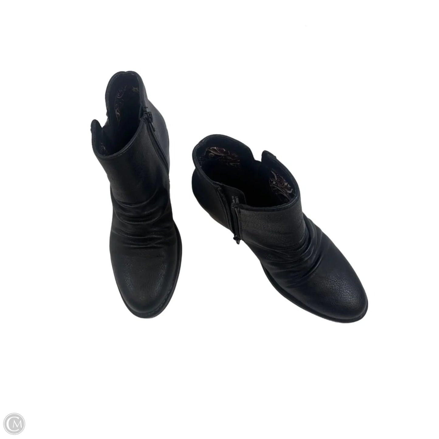 Boots Ankle Heels By Bare Traps In Black, Size: 7.5