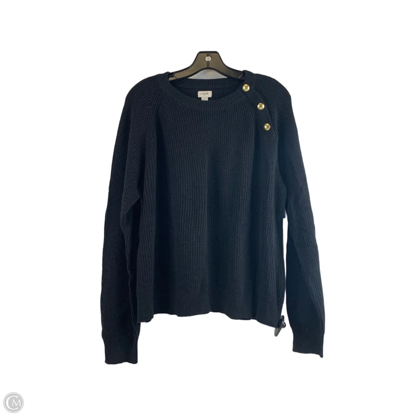 Sweater By J. Crew In Black, Size: L