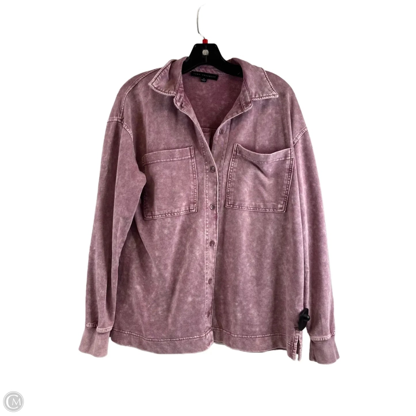 Top Long Sleeve By Jane And Delancey In Pink, Size: M