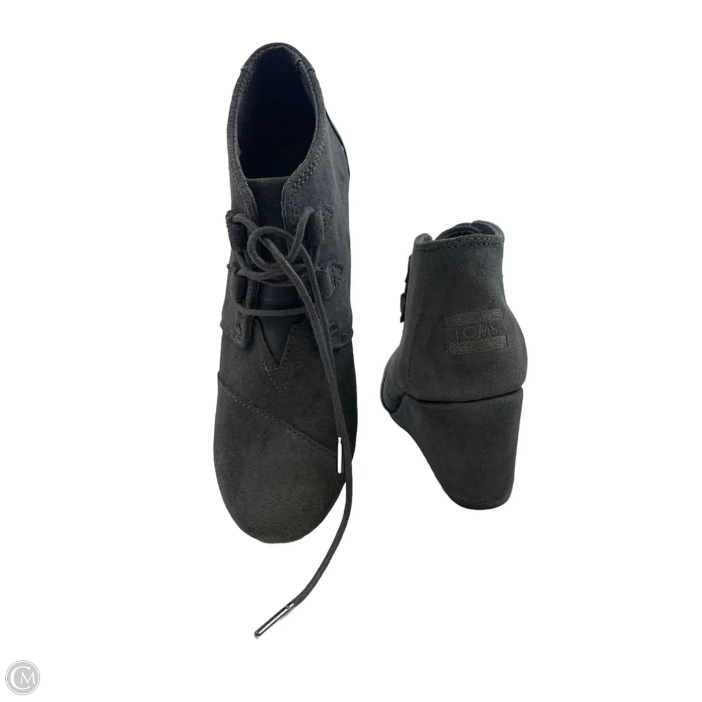 Boots Ankle Heels By Toms In Grey, Size: 8