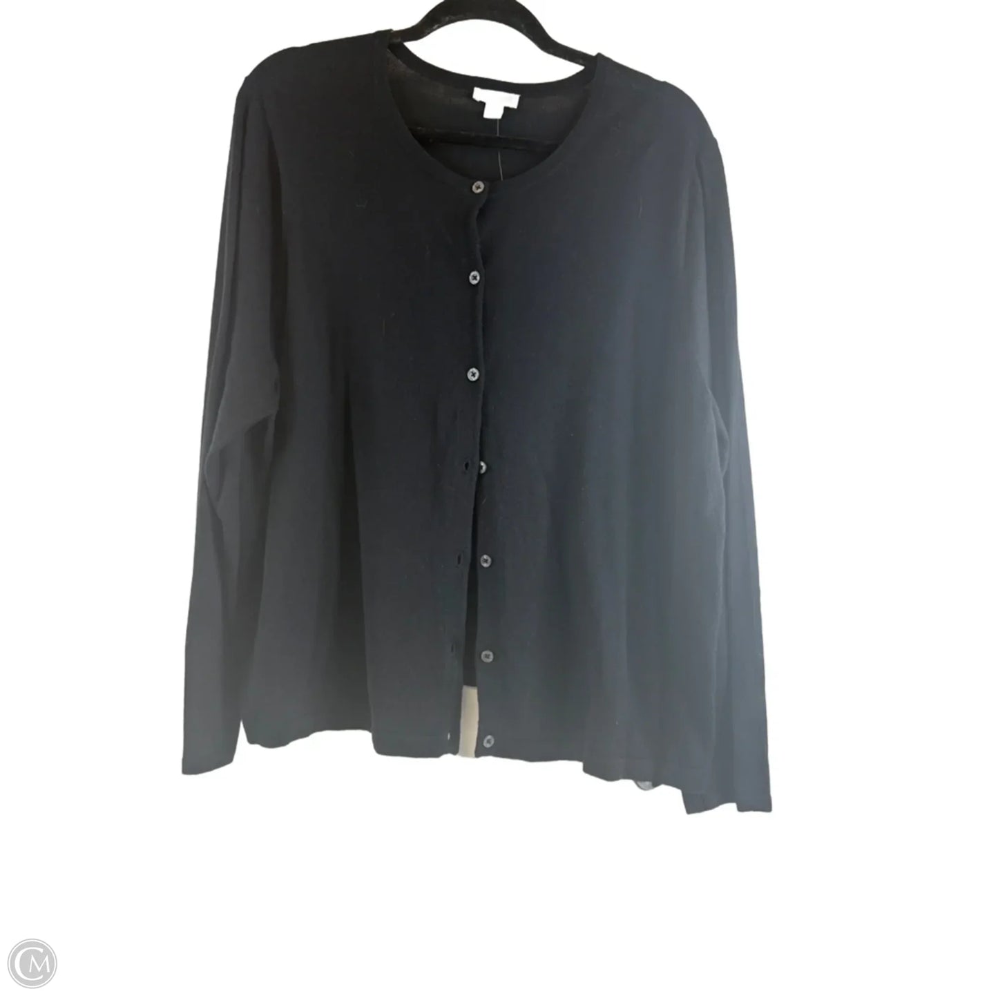 Cardigan By J. Jill In Black, Size: 2x