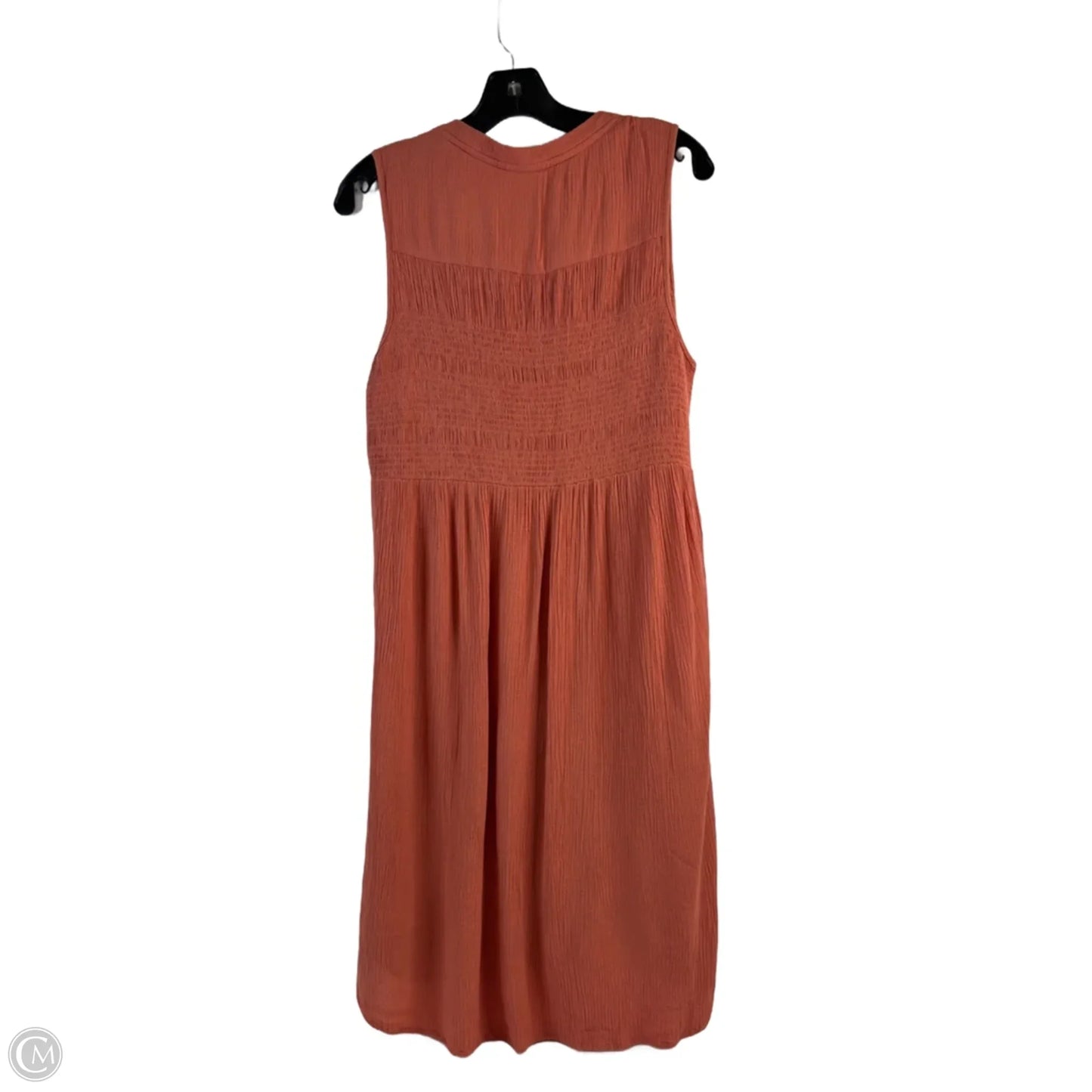 Dress Casual Midi By Knox Rose In Orange, Size: S
