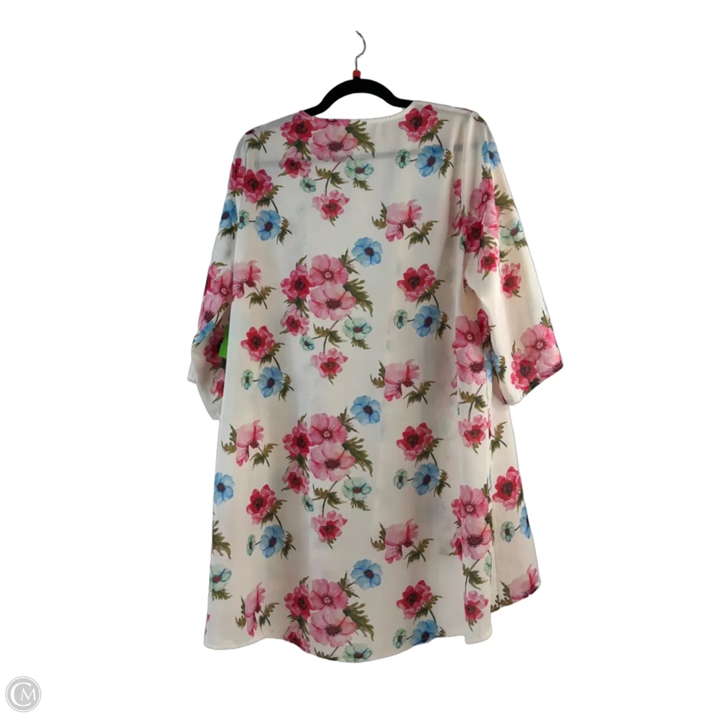 Kimono By Clothes Mentor In Floral Print, Size: S