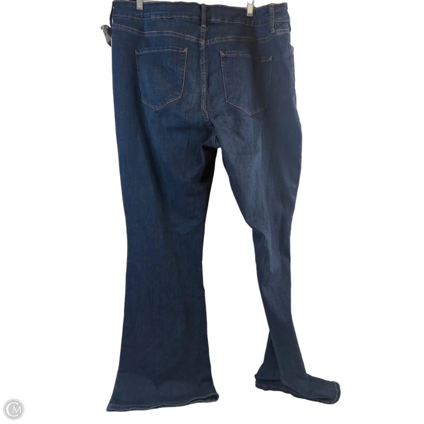 Jeans Flared By Ana In Blue Denim, Size: 18