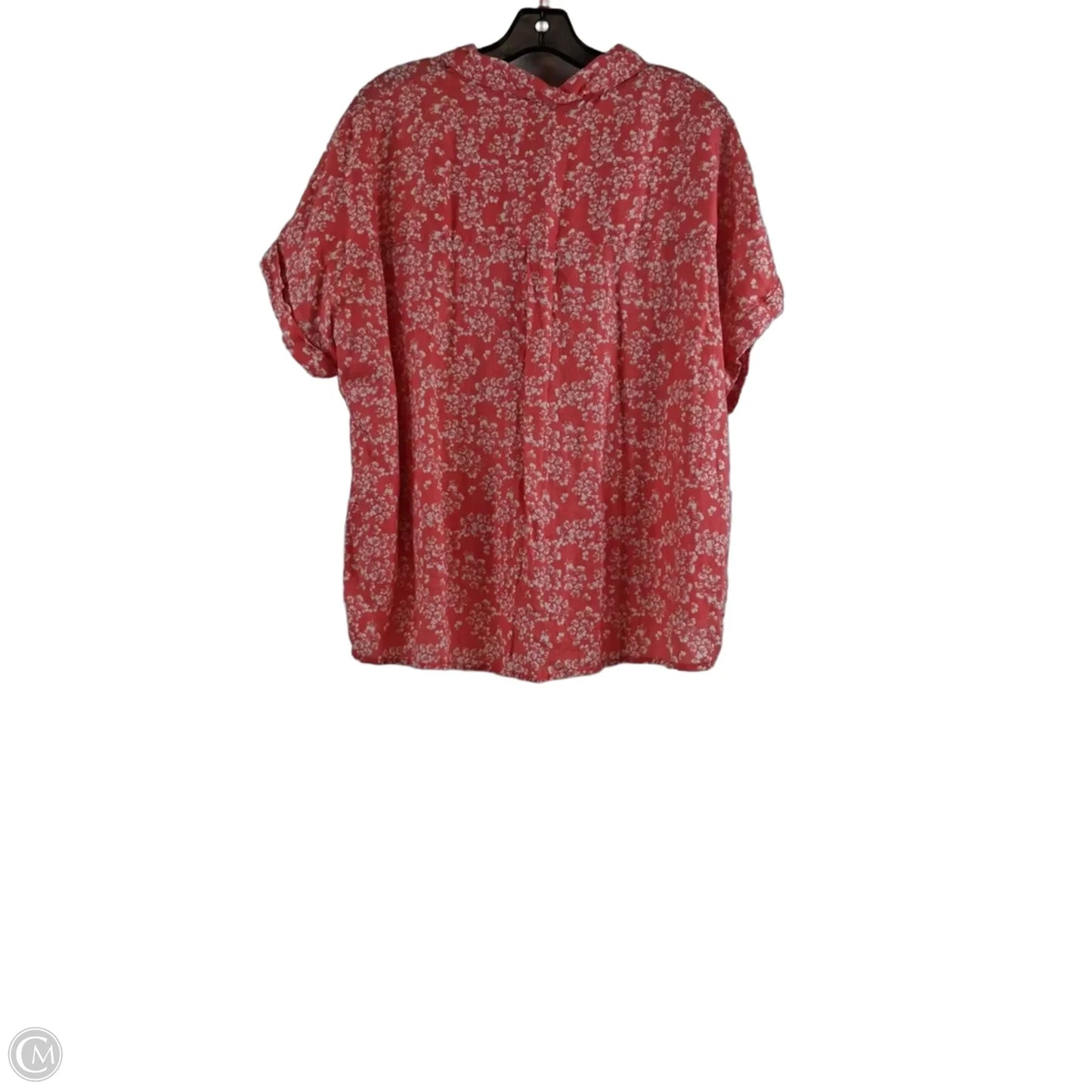 Top Short Sleeve Basic By Rachel Zoe In Red & White, Size: L