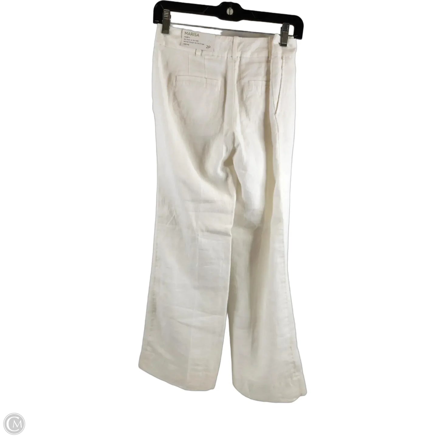 Pants Linen By Loft In Cream, Size: 2p