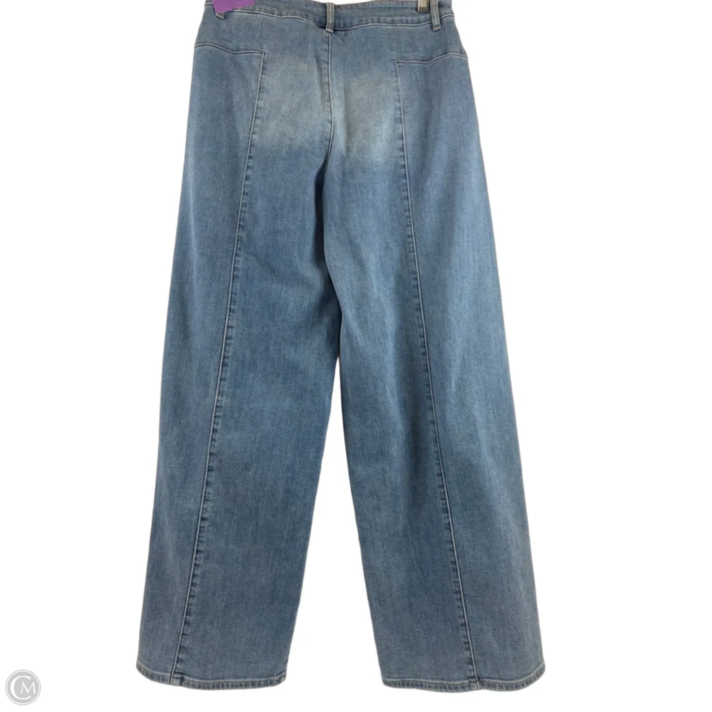 Jeans Wide Leg By Chicos In Blue Denim, Size: 2