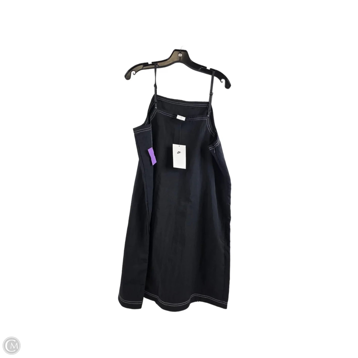 Athletic Dress By Nike Apparel In Black & White, Size: Xl
