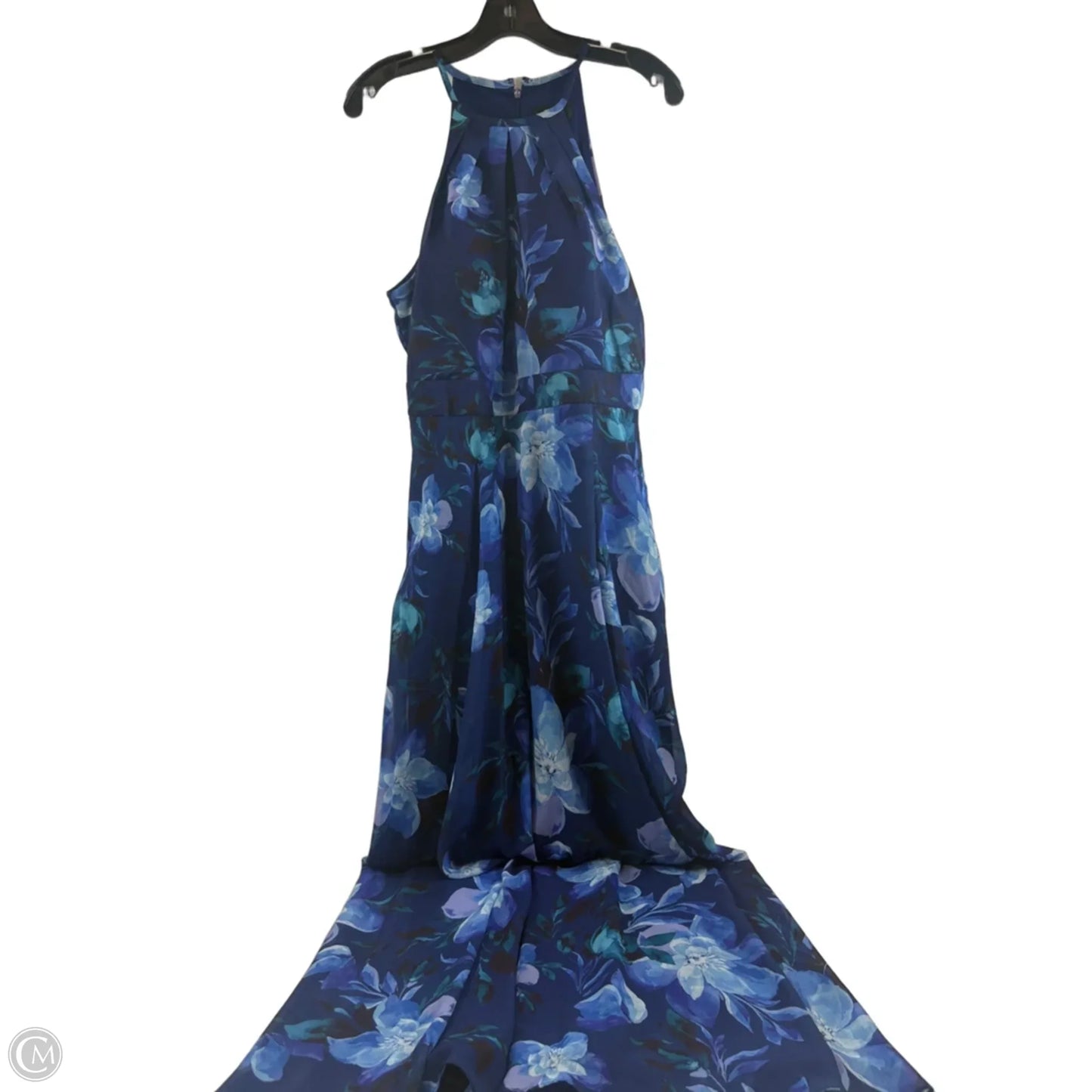 Dress Party Long By Clothes Mentor In Blue, Size: S