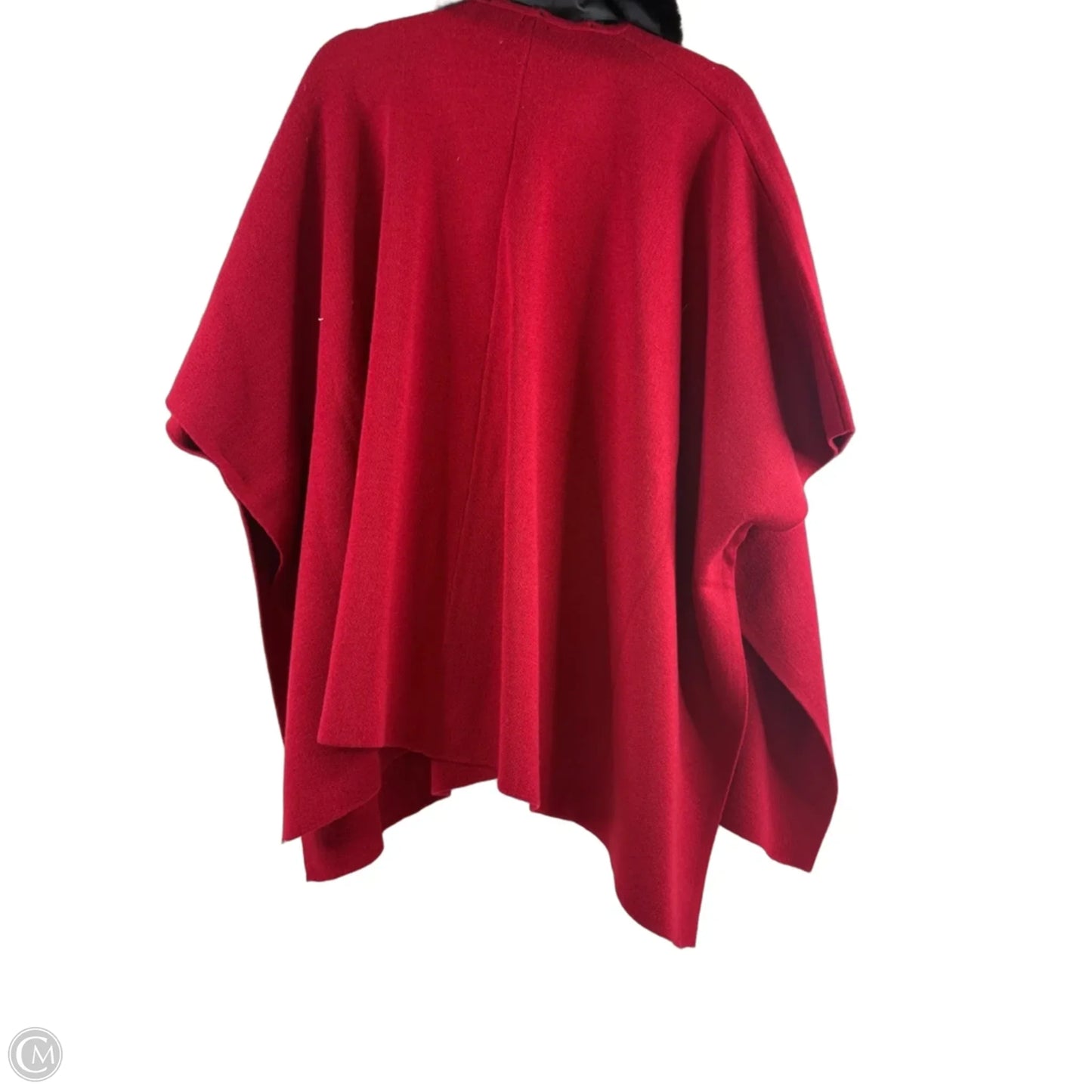 Poncho By Anne Klein In Red, Size: S