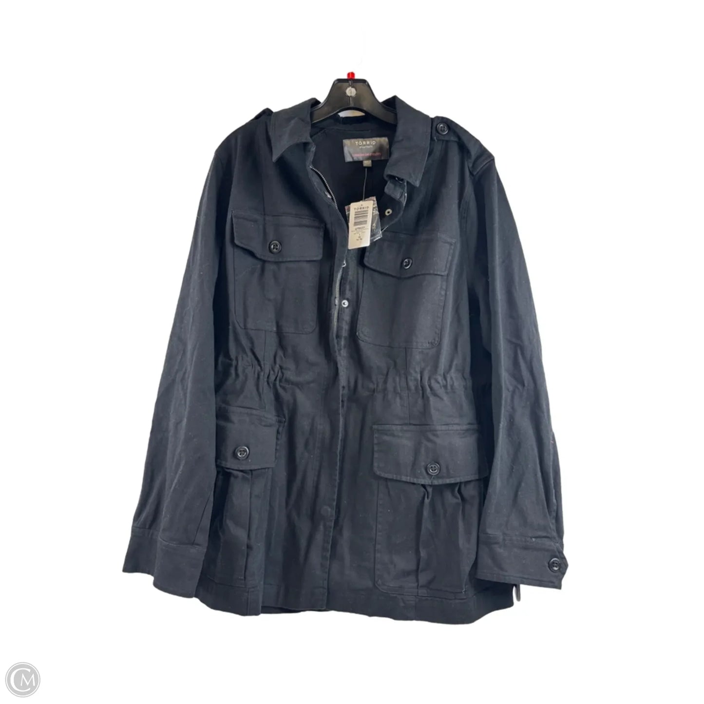 Jacket Utility By Torrid In Black, Size: 1x