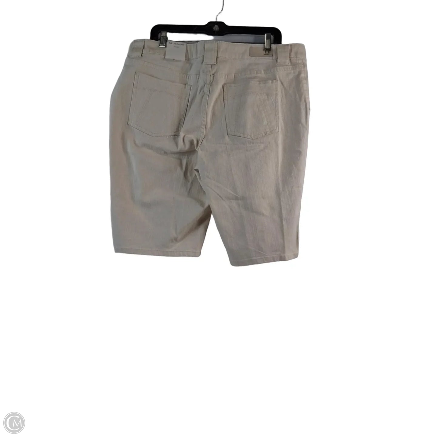 Shorts By Liz Claiborne In Cream, Size: 16
