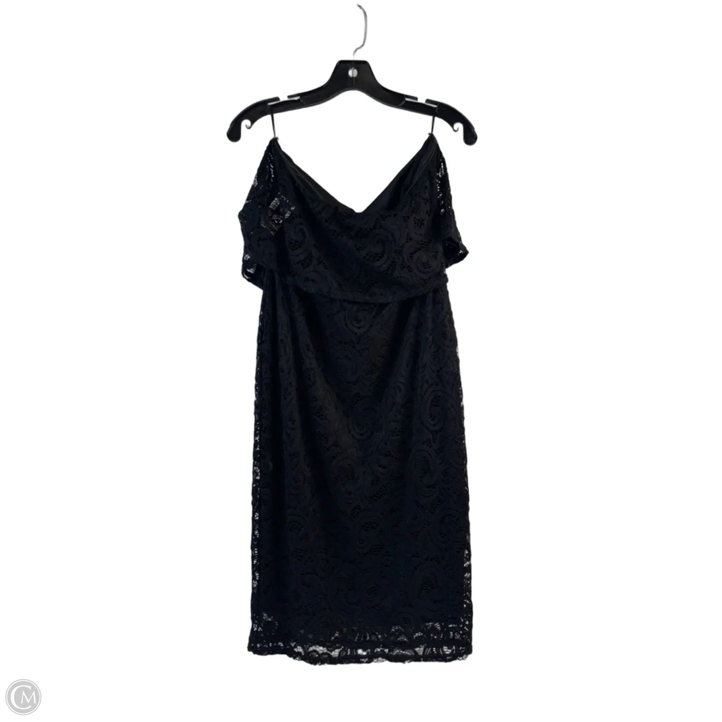 Dress Casual Midi By Quizz In Black, Size: M
