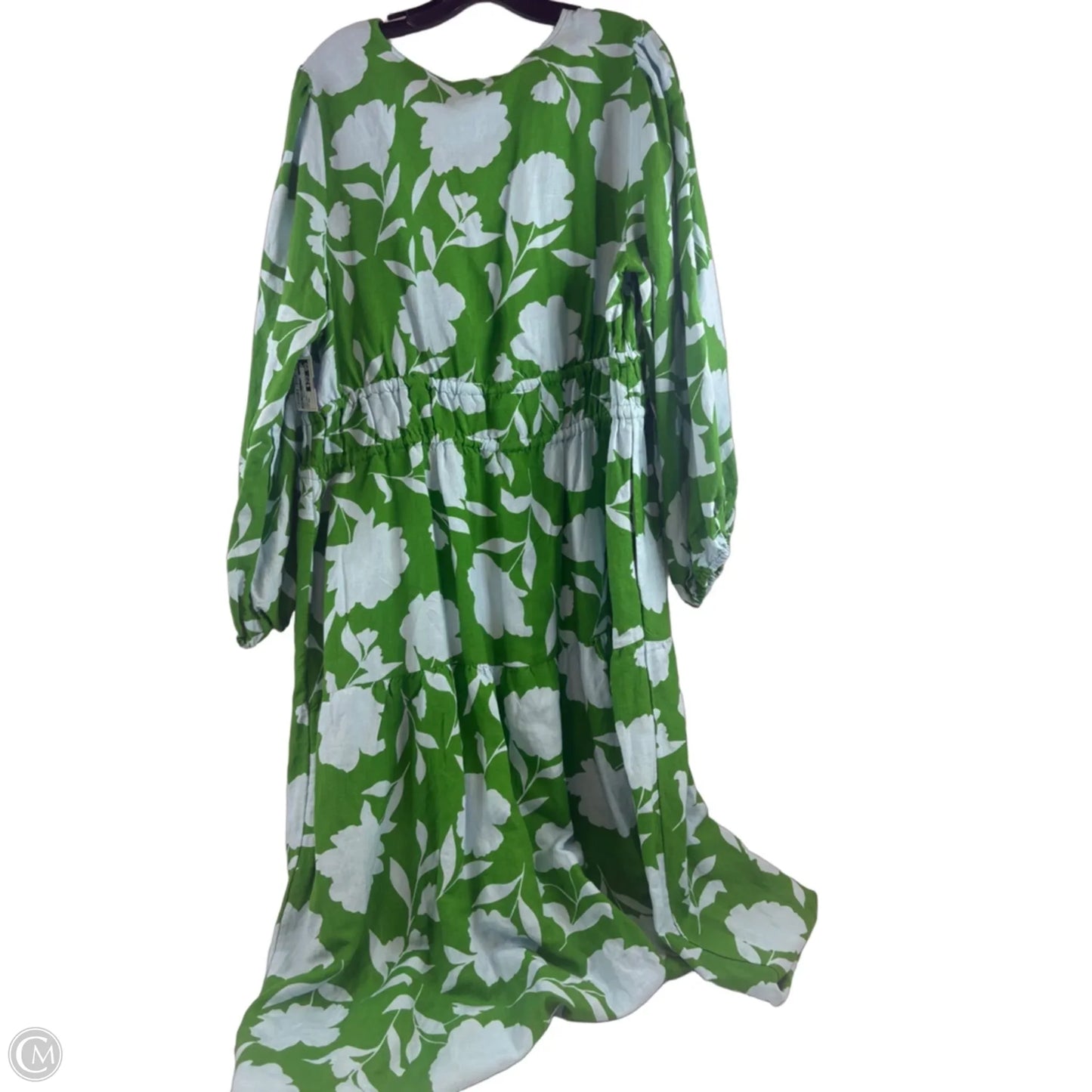 Dress Designer By Kate Spade In Blue & Green, Size: Xxl